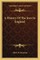 A History Of The Jews In England