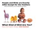 People and Birds are Exactly Alike Except for the Feathers