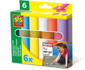 SES Playground chalks, 6 pcs