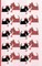 Scottish Tartan Terrier Dogs Pattern