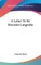 A Letter to Sir Hercules Langrishe