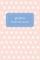 Jean's Pocket Posh Journal, Polka Dot