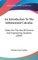 An Introduction to the Infinitesimal Calculus