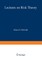 Lectures on Risk Theory