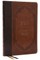 KJV Bible, Giant Print Thinline Bible, Vintage Series, Leathersoft, Brown, Red Letter, Comfort Print: King James Version