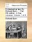 Ecclesiastical law. By Richard Burn, ... The fifth edition. In four volumes. Volume 1 of 4