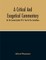 A Critical And Exegetical Commentary On The Second Epistle Of St. Paul To The Corinthians