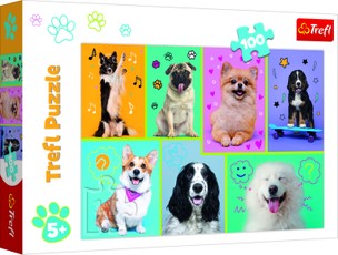 TREFL puzzle In the dogs world 100 psc