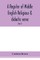 A register of Middle English religious & didactic verse; Part II. Index of First lines and Index of Subjects and Titles
