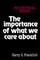 The Importance of What We Care about