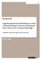 Legal Requirements and Problems to Create a Financial Balance between Professional Sport Clubs in the German Bundesliga