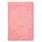 KJV Holy Bible, Standard Size Faux Leather Red Letter Edition - Thumb Index & Ribbon Marker, King James Version, Pink Floral Zipper Closure