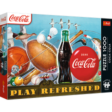 TREFL Premium Plus Puzzle Coca-Cola: Play Refreshed, 1000 pcs