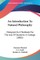 An Introduction To Natural Philosophy