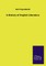 A History of English Literature