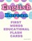 English Korean First Words Educational Flash Cards