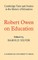 Robert Owen on Education