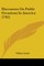 Discourses On Public Occasions In America (1762)