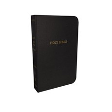 KJV, Thinline Reference Bible, Bonded Leather, Black, Indexed, Red Letter Edition KJV, Thinline Reference Bible, Bonded Leather, Black, Indexed, Red Letter Edition