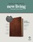 NLT Wide Margin Bible, Filament Enabled Edition (Red Letter, Leatherlike, Dark Brown Palm)