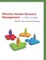 Effective Human Resource Management