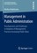 Management in Public Administration