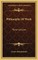 Philosophy of Work