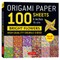 Origami Paper 100 Sheets Bright Flowers 6 (15 CM)
