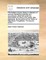 The Fruitless Enquiry. Being a Collection of Several Entertaining Histories and Occurrences, Which Fell Under the Observation of a Lady in Her Search After Happiness. by the Author of the History of Miss Betsy Thoughtless. the Second Edition.