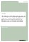 The Influence of Workshop Equipment on Students' Technical Skills Aquisition. A Research in Secondary Schools in the Buruku Local Government Area, Benue