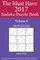 The Must Have 2017 Sudoku Puzzle Book