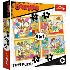 TREFL GARFIELD Puzzle 4 in 1 set