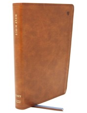 Net Bible, Thinline Large Print, Leathersoft, Brown, Comfort Print Net Bible, Thinline Large Print, Leathersoft, Brown, Comfort Print