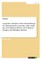 Corporate valuation of the ThyssenKrupp AG. Estimating the economic value using the DCF Method (WACC), DCF Method (Equity) and Multiples Method