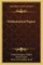 Mathematical Papers
