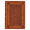 KJV Holy Bible, Giant Print Full-Size Faux Leather Red Letter Edition - Thumb Index & Ribbon Marker, King James Version, Brown Diamond