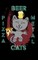 Pizza Beer Cats Metal - 6 x 9 Blank Lined Notebook