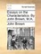 Essays on the Characteristics. by John Brown, M.A.