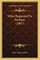 What Happened to Barbara (1907)