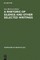 A Rhetoric of Silence and Other Selected Writings