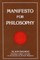 Manifesto for Philosophy