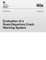 Evaluation of Road-Department Crash Warning System