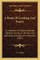 A Book Of Cooking And Pastry