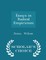 Essays in Radical Empiricism - Scholar's Choice Edition