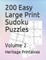 200 Easy Large Print Sudoku Puzzles