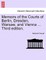 Memoirs of the Courts of Berlin, Dresden, Warsaw, and Vienna ... Third edition.