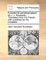 A Project for Perpetual Peace. by J. J. Rousseau, ... Translated from the French, with a Preface by the Translator.