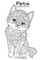 Pets Coloring Book for Grown-Ups