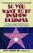 So You Want to Be in Show Business