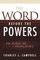 The Word before the Powers